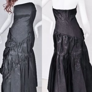 PESAVENTO COUTURE Strapless Dress Gown Sz 10 M